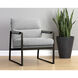 David San Remo Winter Cloud / Antonio Charcoal Lounge Chair